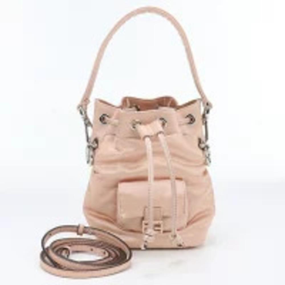 Fendi Crossbody Bag Montresor Leather Pink